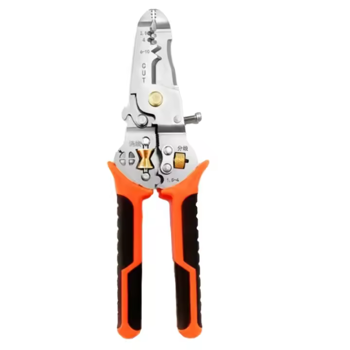 Tijeras De Cable Multiusos De Acero De Carbono Durable Herramienta De Corte Para Todas Las Tareas Eléctricas Con Mango Recto - 1