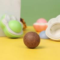 COTTECOTA- Juguete de menta para pegar en la pared, Bola Giratoria interactivo de Huella Hierba Gatera para MascotasBocadillos para gatos, suministros de limpieza de dientes para mascotas ,Juguetes para Gatos Pelota interactiva bola giratoria para lamer - details 4