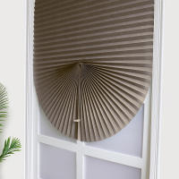 Cortinas Pliegables Autoadhesivas Para Ventanas Baño Cocina Balcón Oficina Estilo Slat Material Poliéster Medio Blinds Rollos - details 19