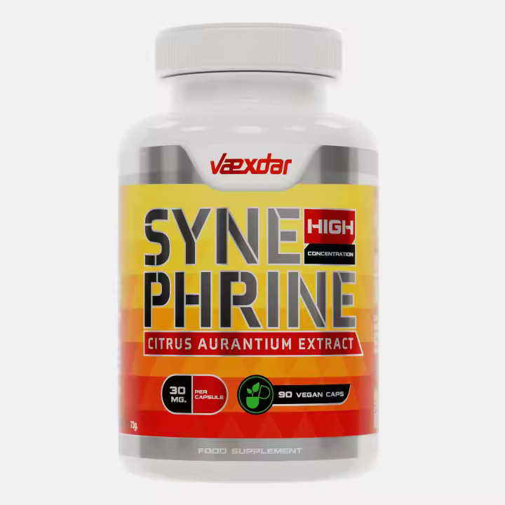 Sinefrina (Synephrine) - 30mg Sinefrina de Extracto Naranja Amarga - 90 Cápsulas Vegetales - Vaexdar Supplements - 1