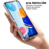 Funda Para Xiaomi Redmi Note 13 12 11 10 9 8 7 8T 9S Mi 11 11T 12 12X 12T Pro Lite 13C Poco C65 Doble Cobertura 360 Transparente Carcasa Híbrida Delantera Flexible + Trasera Rígida Anti golpes Antiarañazos Absorbe Impactos Ajuste Perfecto - details 3