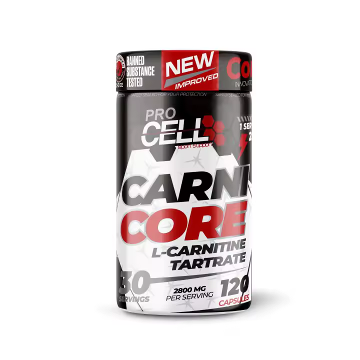 Carnitina - Carni Core 120 Cápsulas - L carnitina tartrato- Control de peso - 1