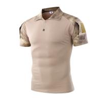 Camisa Táctica De Camuflaje Para Hombres Secado Rápido Manga Corta Militar Camiseta De Exterior Caza Senderismo Camisas - details 3