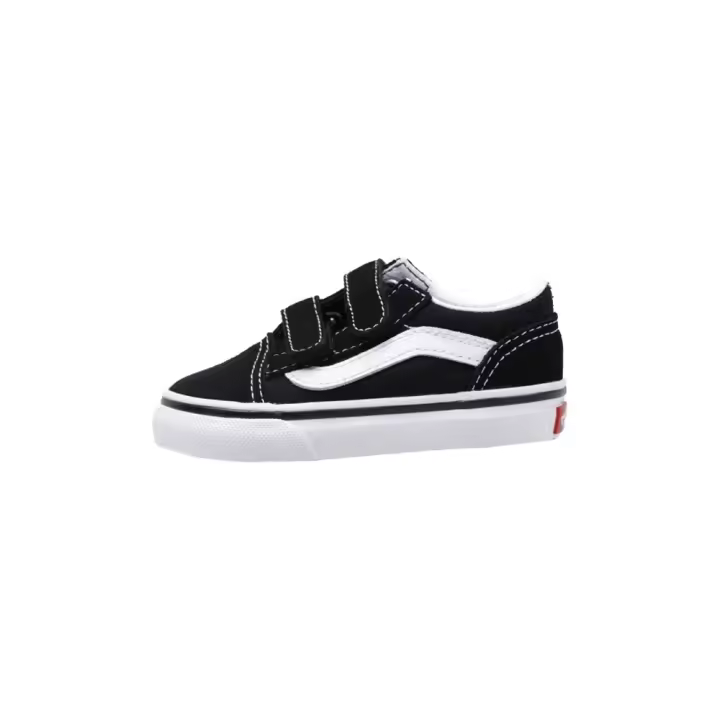 Vans TD OLD SKOOL V  Zapatilla Deportiva Velcro Bebé - niña (hasta la talla 30) Negro - 1