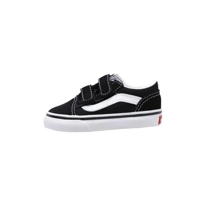 Vans TD OLD SKOOL V  Zapatilla Deportiva Velcro Bebé - niña (hasta la talla 30) Negro - 1