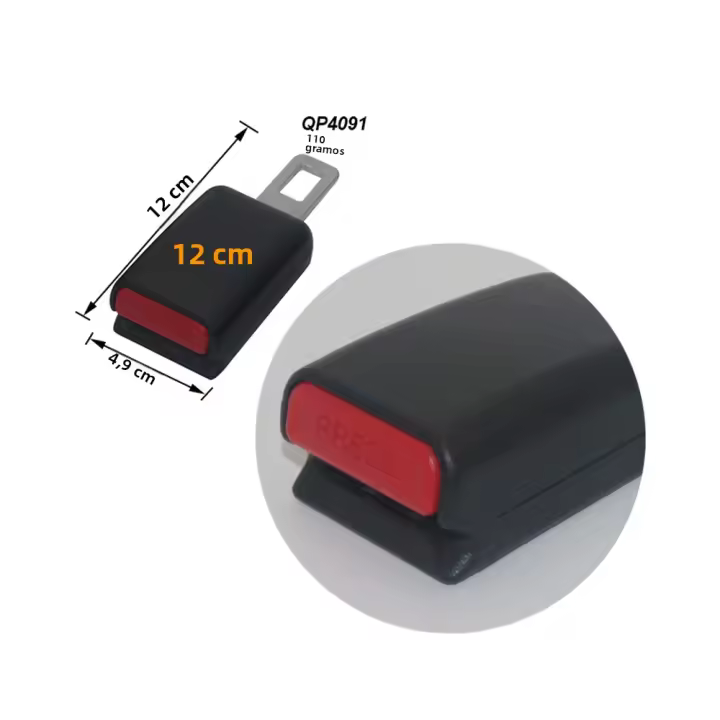 Extensor Ajustable De Cinturón De Seguridad Para Coche 23cm Clip De Conector Universal Extensión De Cinturón Para Niños - 1