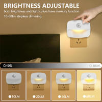 Lámpara Nocturna LED Con Sensor De Movimiento EU Plug Para Decoración De Habitaciones De Niños Pasillo Escaleras WC Lámpara Nocturna Para Dormitorio - details 9