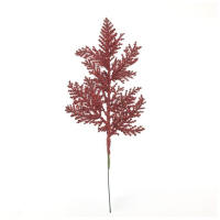 5Pcs Ramas De Pino Artificiales Para Navidad Decoración De Casa Con Guirnalda De Oro Brillante Adorno De Árbol De Navidad - details 11