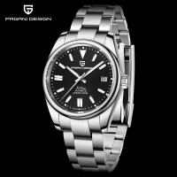 Reloj Mecánico Para Hombre PAGANI DESIGN 2024 NH35 Automático Acero Inoxidable Cristal De Esmeril 20Bar Impermeable 39mm - details 7