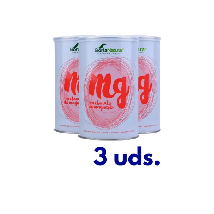 Pack 3X2 Carbonato De Magnesio 150 grs Soria Natural - 1
