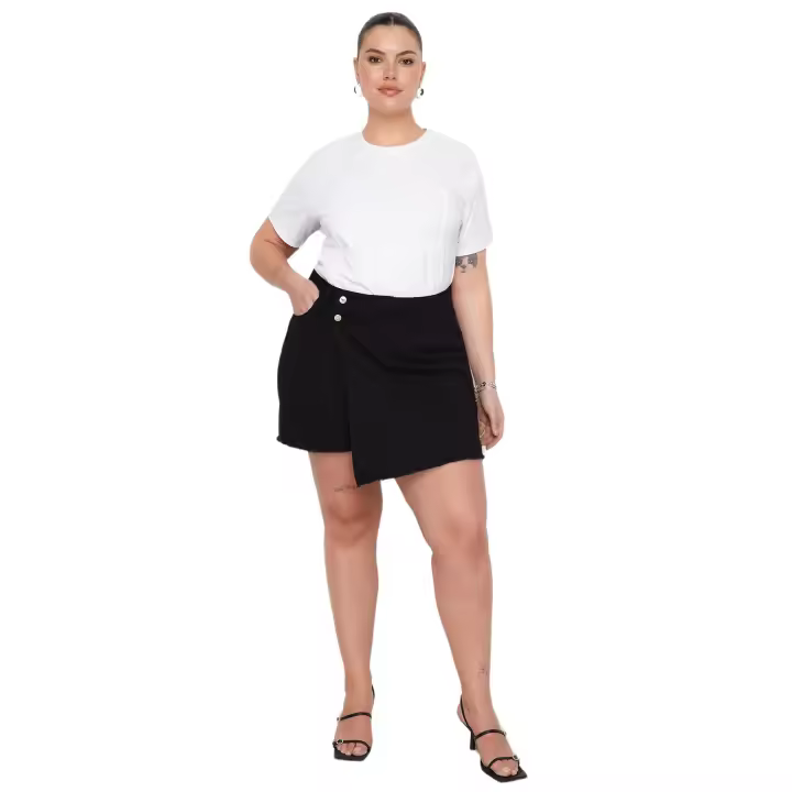 Trendyol Dark Blue High Waist Hem Tasseled Short Skirt Tbbss23Ap00008 - 1