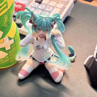 Figura De Anime Hatsune Miku 12cm Con Orejas De Gato Y Ropa De Manga Larga Juguete De Colección Para Niños Regalo De Modelos PVC - details 7