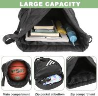 Bolsa de Gimnasio con Cordón, mochila Deportiva impermeable con Cordón y para compartimiento - details 0