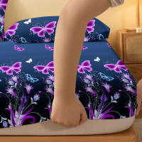 Sábana Individual Con Patrón De Sueños Encantadores 100% Poliéster Envoltura De Cama Con Estampado Para Dormitorio Sin Almohadillas - details 4