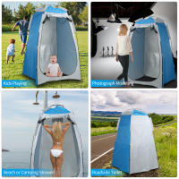 Carpa Portátil De Playa Con Ducha Y Baño Privacidad Para Camping Al Aire Libre Refugio Contra El Sol Y La Lluvia Con Ventana Canvas Four-season - details 10
