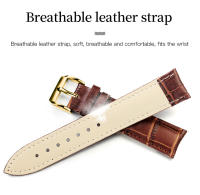 Reloj De Cuarzo Clásico Para Hombre OLEVS Con Correa De Cuero Marrón Y Fechador Resistente Al Agua Dial Digital Estilo De Negocios - details 14
