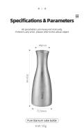Botella De Sake De Titanio Tiartisan 450ml Estilo Japonés Portátil Para Camping Y Exteriores Copa De Vino Drinkware - details 9