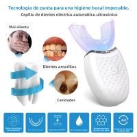 Cepillo De Dientes Eléctrico Para Adultos En Forma De U Automático 360° Limpieza Completa Blanqueamiento Carga Inalámbrica Impermeable - details 4