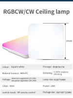 Lámpara de techo con control remoto BIT de 28 cm, lámpara de techo LED inteligente regulable de 24 W, lámpara de techo LED, temperatura de color ajustable y brillo 3000 K-6500 K, adecuada para sala de estar, dormitorio, baño, pasillo. - details 1