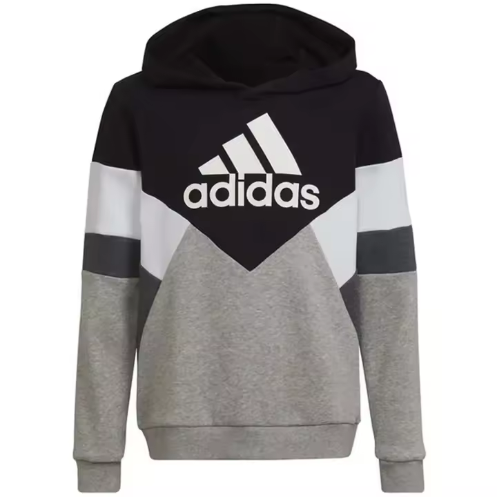 Sudadera con Capucha Adidas Club para niños unisex en color gris - 1