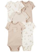 Ropa para niños, novedad de verano, mono triangular de manga corta para bebés, ropa para gatear, mono de bebé de cinco piezas - details 7