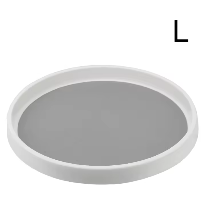 Giratorio Organizador De Armario Para Cocina Estante De Almacenamiento De Condimentos 2 Niveles Enchufe Redondo Rack De Especias - 1