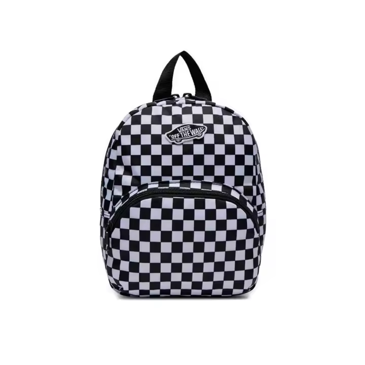 Mochila Vans 'Got This Mini' Cuadro Blanco Negro Unisex - 1