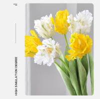 Tulipán Artificial De Pájaro 69CM En Colores Rosa Ligero Blanco Naranja Amarillo Azul Para Decoración De Hogar Hotel Boda Fotografía Props Impresión 3D Hidratante - details 4