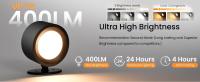 Lámpara De Mesa LED 3D Recargable Por USB Luz Nocturna De 3 Colores Plegable Creativa Con Imán Para Libros Iluminación Portátil - details 0