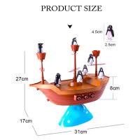 Juego De Tablero Interactivo Para Niños Penguin Pirate Ship Divertido Y Estimulante Juego De Parentezco Educativo Y Casual - details 1