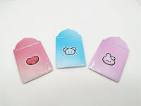 Kawaii BT21 Porta Tarjetas De Identidad De Anime Popular Con Cadena Para Llaves PVC Para Estudiantes Y Adultos Medidas 13.7x7.5CM Unisex - details 4