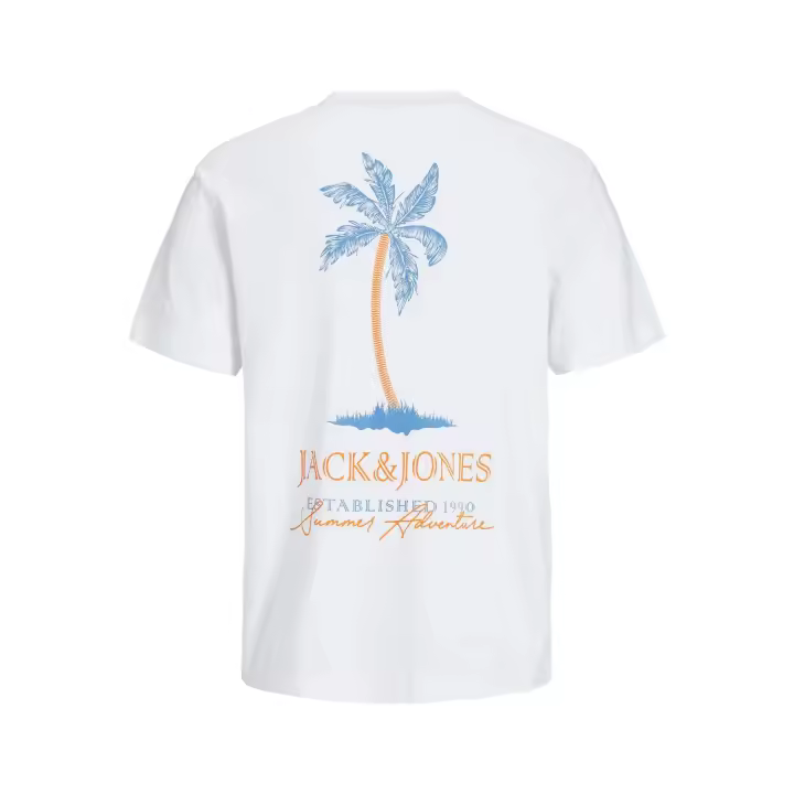 Camiseta Summer Blanca Jack and Jones - 1