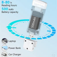 Luz De Lectura Clip-on Recargable Por USB Con Timer Y 3 Colores 5 Niveles De Brillo Luz Nocturna Con Marcapáginas Para Libros - details 6