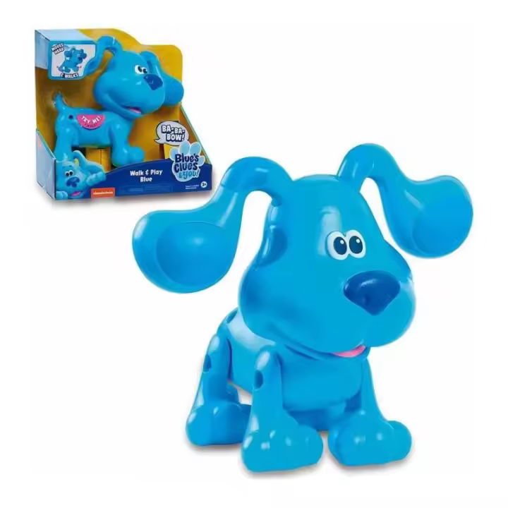 Famosa Pistas de Blue Mascota Interactiva - Camina y Juega - Recomendado para Niños - Pilas Incluidas - 1