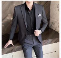 Traje De Boda Para Hombre 2025 Moda Elegante Conjunto De Dos Piezas Ajustado M-4XL Pantalones De Banquete Todo En Uno - details 16