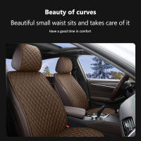 Funda De Asiento De Coche Universal De Lino Cómoda Y Transpirable Protector Mat Para Todas Las Estaciones Accesorios De Interior Del Auto - details 6