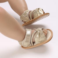 Zapatillas De Verano Para Bebé Niña Con Lazo Antideslizante Suaves Y Cómodas Suela De Goma Zapatos De Primera Caminata Para Princesa - details 21