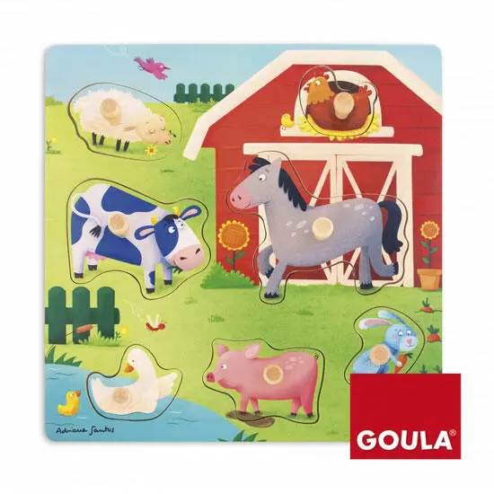 Puzzle Mamas Y Bebes Granja - 1