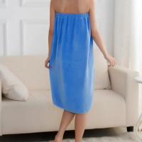 Toalla De Baño Absorbente Y Secado Rápido Para Mujer 1PC Envoltura Corporal Elástica Medio Cuerpo Para Ducha Playa - details 5
