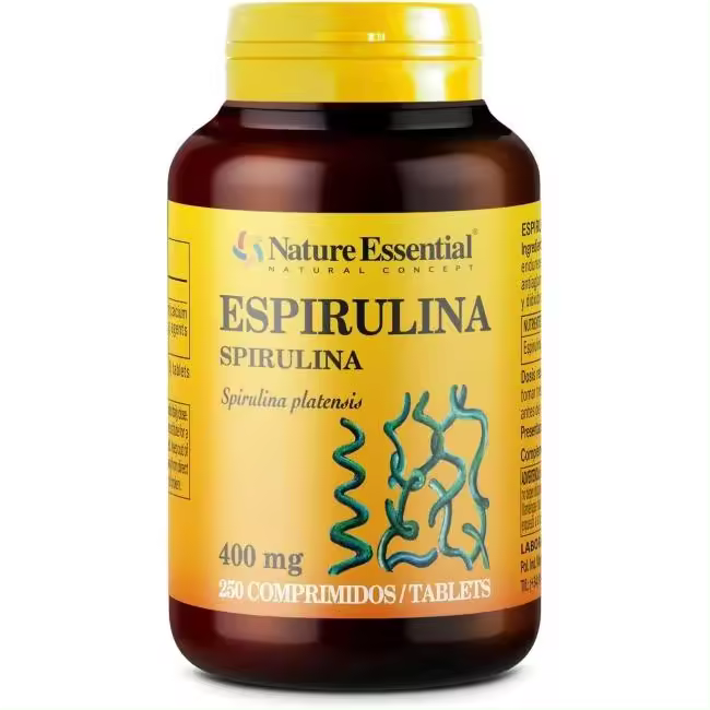 Nature Essential Espirulina 400 mg. 250 comprimidos - 1