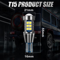 2pcs W16W T15 921 Bombillas LED Super Brillantes De Alta Potencia Para Luz Trasera De Coche Canbus Sin Errores Luz Reservoria Universal 12V/24V Blanco - details 12