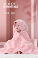 Toalla De Baño Para Niños Con Capucha De Coral Fleece Grueso Sin Pérdida De Pelo Ropa De Baño De Dibujos Animados Para Bebés - details 0