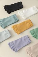 Calcetines De Mujer a Cinco Dedos 5 Pares Algodón De Alta Calidad Calcetines De Tobillo Para Yoga Y Deportes Con Dedos Separados - details 17
