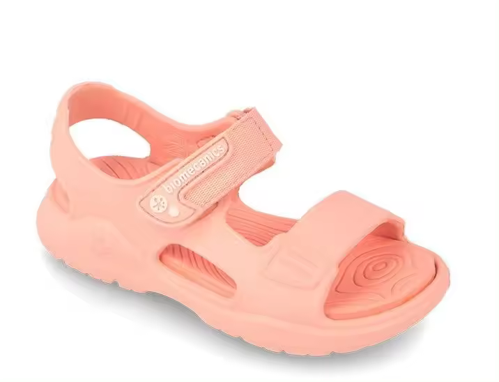 Biomecanics Sandalias Niña Salmon Flexibles con Velcro - 1