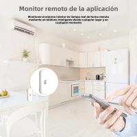 Sensor Inteligente De Temperatura Y Humedad WiFi Control Remoto Por App Compatible Con Alexa Y Google Home Para Interior - details 4