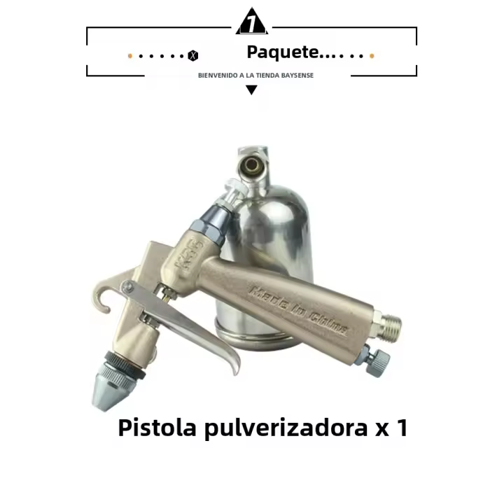 Pistola De Pulverización Profesional K3 Pequeña Pneumática Con Boquilla De 0.3MM Accesorios De Precisión Para Pintura De Juguetes Y Herramientas De Pintura - 1