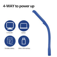 Lámpara LED De Lectura USB Mini Luz Nocturna Portátil Para Camping Y Computadora Pack De 10 Lámparas Para Tableta Y Power Bank - details 2