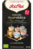 Té Selección Ayurvédica  Packs 2  Para una vida larga  6x3 bolsitas de infusión  YogiTea - details 1