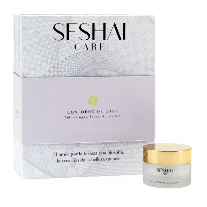 Contorno de Ojos SESHAICARE 15 ML - Emulsión Antiarrugas, Tensor e Iluminador para Bolsas, Ojeras y Patas de Gallo - 1