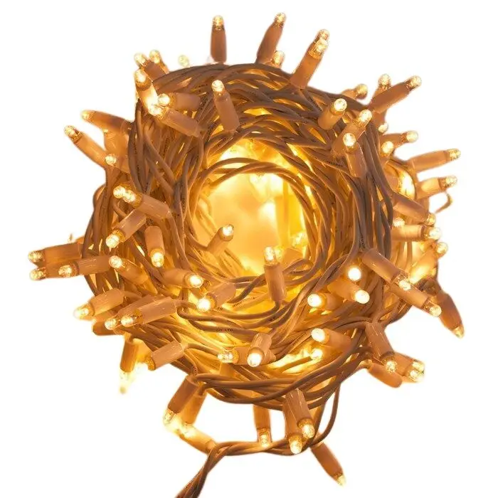 Gerimport Guirnalda LED Profesional 60m Blanco Cálido 220V - Iluminación Duradera | Fácil Instalación | Ahorro de Energía - 1